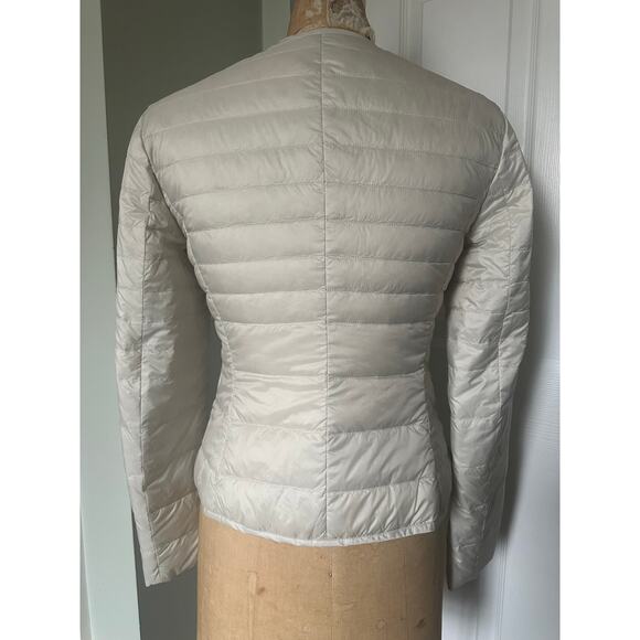 Hugo Boss woman Packable Lightweight Puffer down Jacket sage green gray white xs - Picture 5 of 16